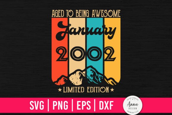 Vintage 2002 22th Birthday Gifts Embroidery Review